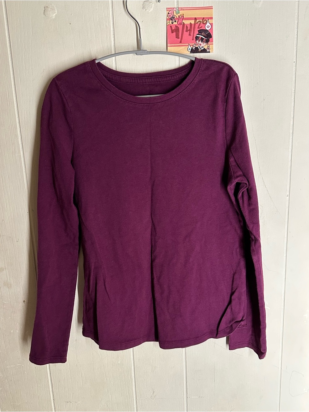 wonder nation Long Sleeve Crewneck Top - Plum
